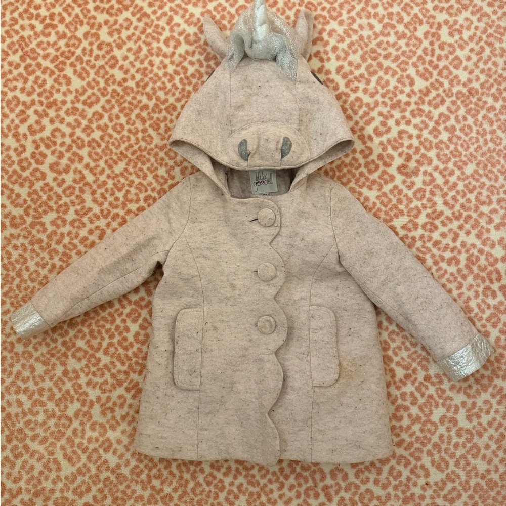 Whimsical Unicorn Hooded Coat